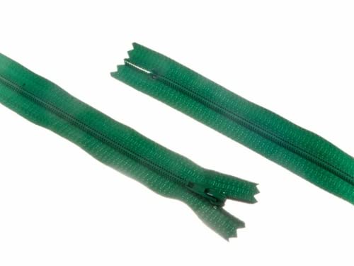 YKK Nylon geschlossen Ende Kleid Reißverschluss 17,5 cm smaragd grün – Jeder von YKK