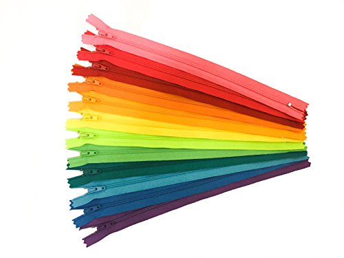 YKK-Reißverschlüsse, 20,3 cm, verschiedene helle Farben. von YKK