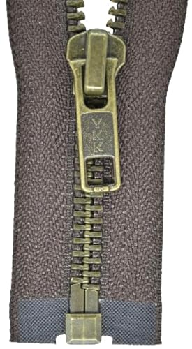 YKK Reißverschluss 1 Wege teilbar schokobraun 50 cm Metall Metallzähne YKK Reißverschluss 1 Wege teilbar schokobraun 50 cm Metall Metallzähne von YKK