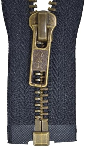 YKK Reißverschluss 1 Wege teilbar schwarzblau 75 cm Metall Metallzähne YKK Reißverschluss 1 Wege teilbar schwarzblau 75 cm Metall Metallzähne von YKK