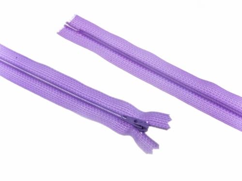YKK Reißverschluss aus Nylon, geschlossenes Ende, 10 cm, Violett von YKK