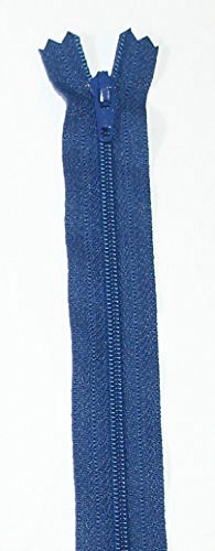 YKK Reißverschluss aus Nylon, geschlossenes Ende, 30 cm, Dunkelkönigsblau von YKK