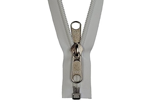 YKK starker Reißverschluss 300 cm 10 mm Spirale Doppelgriffschieber für Persenning Zelte Rohweiß hell Elfenbein YKK starker Reißverschluss 300 cm 10 mm Spirale Doppelgriffschieber für Persenning Zelte Rohweiß hell Elfenbein von YKK