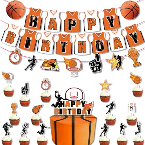 18 Stück Basketball Party Dekoration,Basketball Thema Set,für Basketballfan Geburtstagsdeko Kinder Birthday Decorations. 18 Stück Basketball Party Dekoration,Basketball Thema Set,für Basketballfan Geburtstagsdeko Kinder Birthday Decorations. von YKKJ