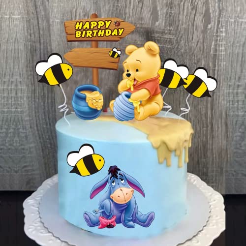Cupcake Toppers,Zahnstocher Flaggen 8 Stück Winnie Puuh Cupcake Topper Dekorationen für Kinder Geburtstag Hochzeiten Duschen Hochzeit Party Supplies Dekor Gefälligkeiten Cupcake Toppers,Zahnstocher Flaggen 8 Stück Winnie Puuh Cupcake Topper Dekorationen für Kinder Geburtstag Hochzeiten Duschen Hochzeit Party Supplies Dekor Gefälligkeiten von YKKJ