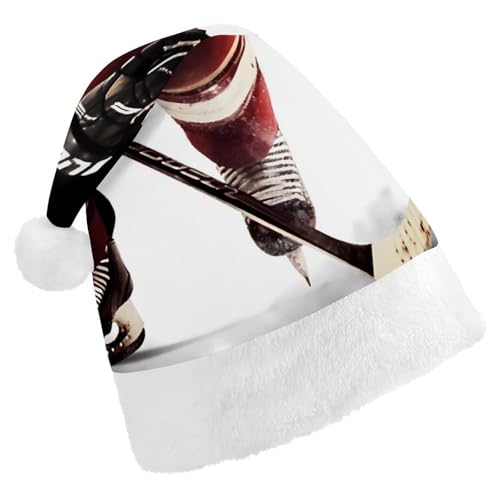 YKLBV Unisex Weihnachtsmütze für Erwachsene, Weihnachtsmannmütze, Geschenk und Dekoration für festliche Anlässe, weich, langlebig von YKLBV