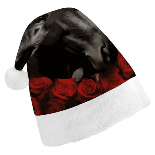 YKLBV Unisex Weihnachtsmütze für Erwachsene, Weihnachtsmannmütze, Geschenk und Dekoration für festliche Anlässe, weich, langlebig YKLBV Unisex Weihnachtsmütze für Erwachsene, Weihnachtsmannmütze, Geschenk und Dekoration für festliche Anlässe, weich, langlebig von YKLBV