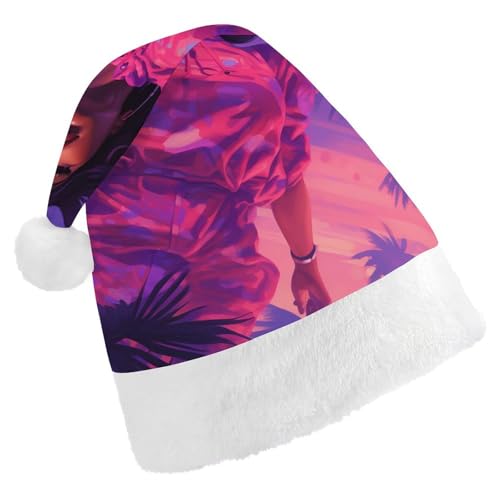 YKLBV Unisex Weihnachtsmütze für Erwachsene, Weihnachtsmannmütze, Geschenk und Dekoration für festliche Anlässe, weich, langlebig YKLBV Unisex Weihnachtsmütze für Erwachsene, Weihnachtsmannmütze, Geschenk und Dekoration für festliche Anlässe, weich, langlebig von YKLBV