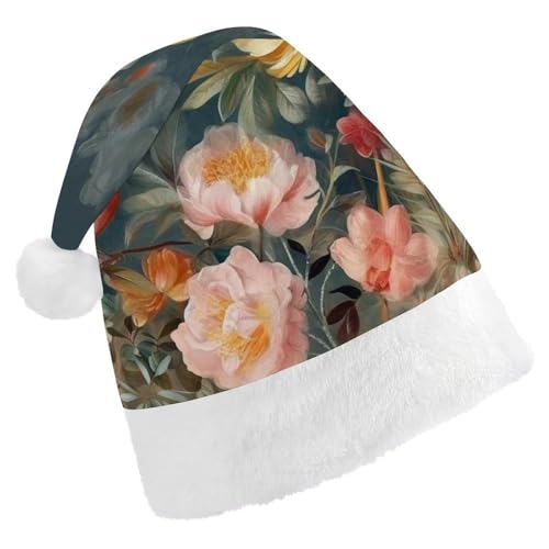 YKLBV Unisex Weihnachtsmütze für Erwachsene, Weihnachtsmannmütze, Geschenk und Dekoration für festliche Anlässe, weich, langlebig von YKLBV