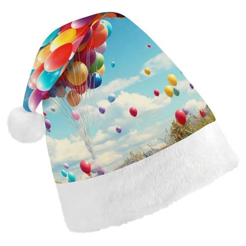YKLBV Unisex Weihnachtsmütze für Erwachsene, Weihnachtsmannmütze, Geschenk und Dekoration für festliche Anlässe, weich, langlebig YKLBV Unisex Weihnachtsmütze für Erwachsene, Weihnachtsmannmütze, Geschenk und Dekoration für festliche Anlässe, weich, langlebig von YKLBV