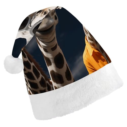 YKLBV Unisex Weihnachtsmütze für Erwachsene, Weihnachtsmannmütze, Geschenk und Dekoration für festliche Anlässe, weich, langlebig von YKLBV