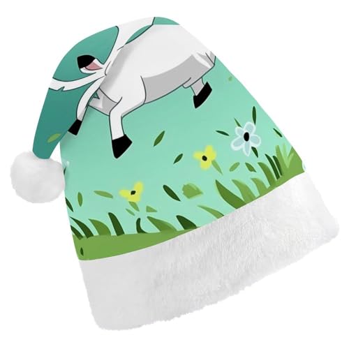 YKLBV Unisex Weihnachtsmütze für Erwachsene, Weihnachtsmannmütze, Geschenk und Dekoration für festliche Anlässe, weich, langlebig YKLBV Unisex Weihnachtsmütze für Erwachsene, Weihnachtsmannmütze, Geschenk und Dekoration für festliche Anlässe, weich, langlebig von YKLBV