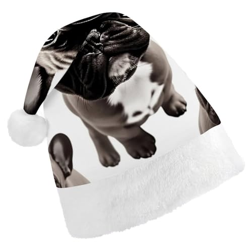 YKLBV Unisex Weihnachtsmütze für Erwachsene, Weihnachtsmannmütze, Geschenk und Dekoration für festliche Anlässe, weich, langlebig von YKLBV