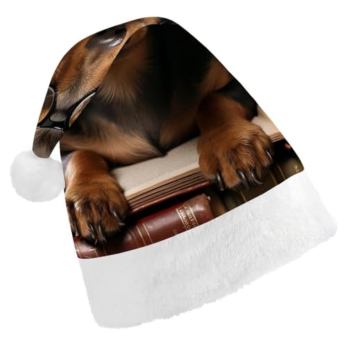 YKLBV Unisex Weihnachtsmütze für Erwachsene, Weihnachtsmannmütze, Geschenk und Dekoration für festliche Anlässe, weich, langlebig von YKLBV