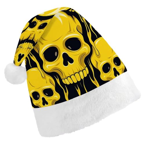 YKLBV Unisex Weihnachtsmütze für Erwachsene, Weihnachtsmannmütze, Geschenk und Dekoration für festliche Anlässe, weich, langlebig von YKLBV