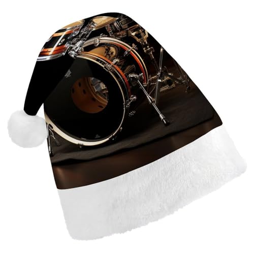 YKLBV Unisex Weihnachtsmütze für Erwachsene, Weihnachtsmannmütze, Geschenk und Dekoration für festliche Anlässe, weich, langlebig von YKLBV