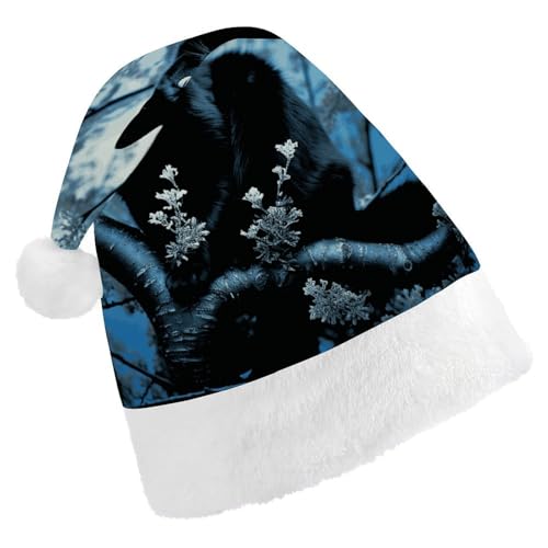 YKLBV Unisex Weihnachtsmütze für Erwachsene, Weihnachtsmannmütze, Geschenk und Dekoration für festliche Anlässe, weich, langlebig von YKLBV