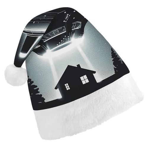 YKLBV Unisex Weihnachtsmütze für Erwachsene, Weihnachtsmannmütze, Geschenk und Dekoration für festliche Anlässe, weich, langlebig von YKLBV