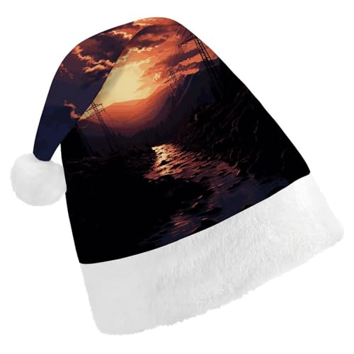 YKLBV Unisex Weihnachtsmütze für Erwachsene, ideales Geschenk und Dekoration für festliche Anlässe, weich, langlebig für alle Sie von YKLBV