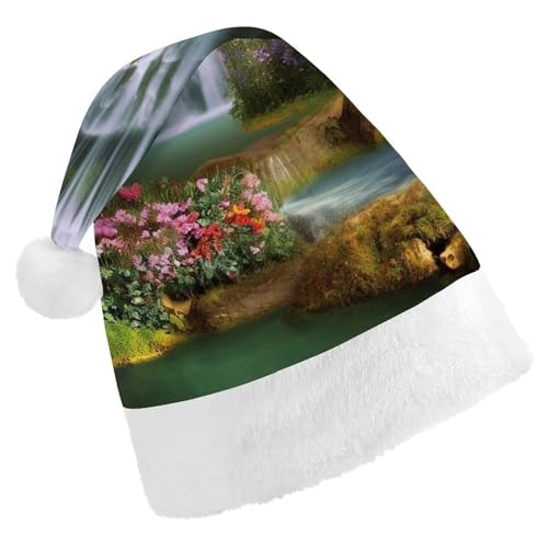 YKLBV Unisex Weihnachtsmütze für Erwachsene, ideales Geschenk und Dekoration für festliche Anlässe, weich, langlebig für alle Sie von YKLBV