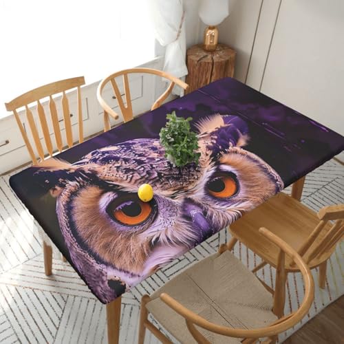 YKLJG Tischdecke, bedruckt, 76 x 152 cm, rechteckig, wasserdicht, waschbar, Tischdecke für Esstische, Violett YKLJG Tischdecke, bedruckt, 76 x 152 cm, rechteckig, wasserdicht, waschbar, Tischdecke für Esstische, Violett von YKLJG
