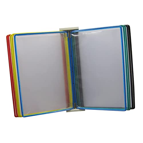 10 doppelseitige Tafeln, wandmontiertes Referenzsystem im A4-Letter-Format, for Büros, Werkstätten, Ausstellungshallen, Hotelempfänge(Color) von YKMYXZ