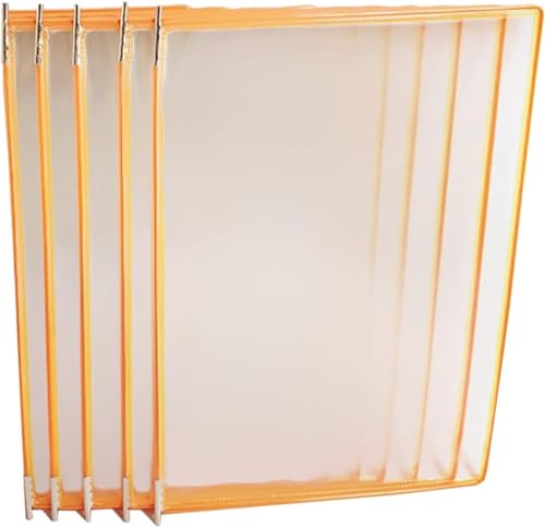 An der Wand montierter Aktenhalter, Anzeigetafelsystem, Tischwand, A4-Preislistenhalter, 10 Anzeigetafeln, Blatthalter,(Panels H A4 Letter) von YKMYXZ