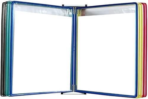 Wandmontierter Aktenhalter, Flipchart-Ständer, magnetischer Zeitschriftenständer zur Wandmontage, A4-Schilderhalter, mehrfarbig Wandmontierter Aktenhalter, Flipchart-Ständer, magnetischer Zeitschriftenständer zur Wandmontage, A4-Schilderhalter, mehrfarbig von YKMYXZ