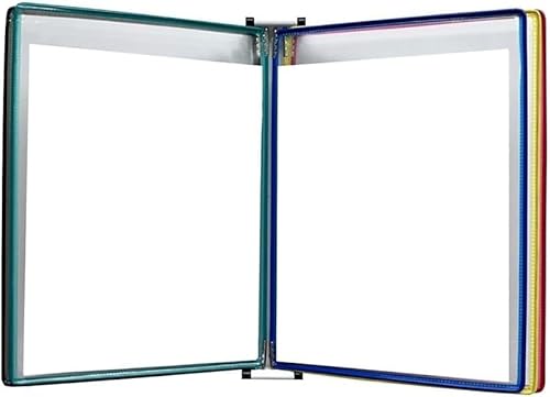 Wandmontierter Aktenhalter, Flipchart-Ständer, magnetischer Zeitschriftenständer zur Wandmontage, A4-Schilderhalter, mehrfarbig Wandmontierter Aktenhalter, Flipchart-Ständer, magnetischer Zeitschriftenständer zur Wandmontage, A4-Schilderhalter, mehrfarbig von YKMYXZ