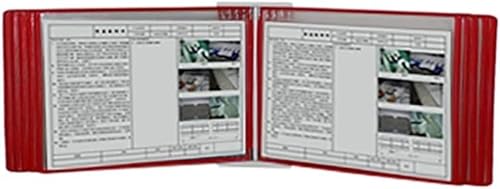 Wandmontierter Display-Aktenhalter, Flip-Aktenhalter, wandmontiertes magnetisches Display 35,5 * 24,5 * 8 cm von YKMYXZ