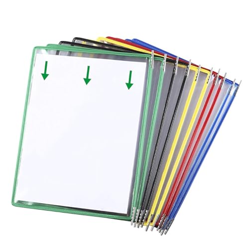 Wandmontierter Referenz-Organizer – Desktop-Flip-Display-Ordner aus Metall, 10 Fächer, Letter-Format, Desktop-Referenz-Display-Dokumentenhalter, for Büro/Lagerhaus/Esszimmer Wandmontierter Referenz-Organizer – Desktop-Flip-Display-Ordner aus Metall, 10 Fächer, Letter-Format, Desktop-Referenz-Display-Dokumentenhalter, for Büro/Lagerhaus/Esszimmer von YKMYXZ