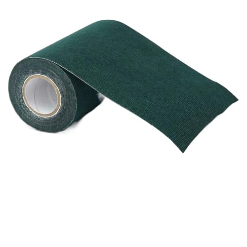 YKMYXZ, Kunstrasen Garten Rasenmatte Dekoration Zubehör DIY Kunstrasen Fugen Selbstklebendes Klebeband Synthetischer Rasenteppich Nahtrasen(C 5cmx10m) von YKMYXZ
