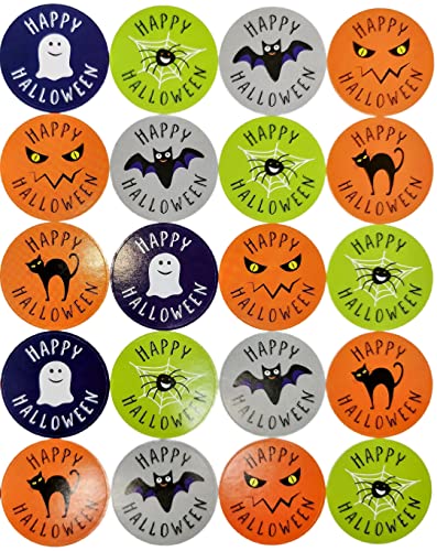Halloween-Aufkleber, rund, 4 cm, 200 Stück Halloween-Aufkleber, rund, 4 cm, 200 Stück von YLAB