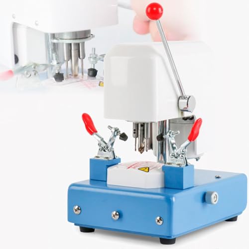 YLANMEI 3-Loch-Bohrmaschine für optische Linsen, mit Schablonen Klemmvorrichtung, einfach zu bedienender, Verstellbarer Linsenplatzierungstisch, für Brillengeschäfte in Augenkliniken YLANMEI 3-Loch-Bohrmaschine für optische Linsen, mit Schablonen Klemmvorrichtung, einfach zu bedienender, Verstellbarer Linsenplatzierungstisch, für Brillengeschäfte in Augenkliniken von YLANMEI