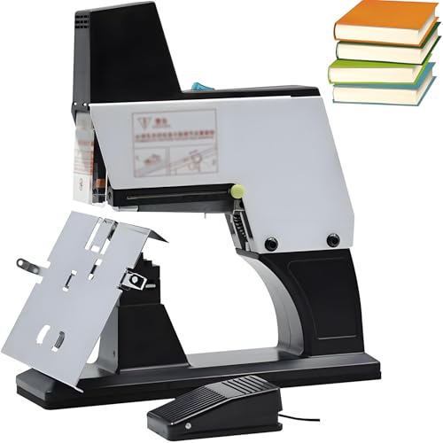 YLANMEI Electric Auto Rapid Hefter Bindemaschine 40 Blatt Hochleistungs Elektro flach und Sattelhefter,Single YLANMEI Electric Auto Rapid Hefter Bindemaschine 40 Blatt Hochleistungs Elektro flach und Sattelhefter,Single von YLANMEI