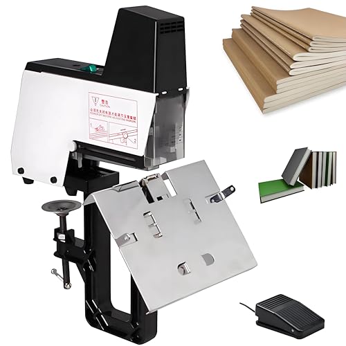 YLANMEI Elektrischer Hefter, 106 Automatischer Schnellhefter Bindemaschine 2-30 Blatt mit Pedal, Einstellbare Dicke 100mm, 1-9 Einstellbare Intensitätsstufen, für Buchbinden YLANMEI Elektrischer Hefter, 106 Automatischer Schnellhefter Bindemaschine 2-30 Blatt mit Pedal, Einstellbare Dicke 100mm, 1-9 Einstellbare Intensitätsstufen, für Buchbinden von YLANMEI