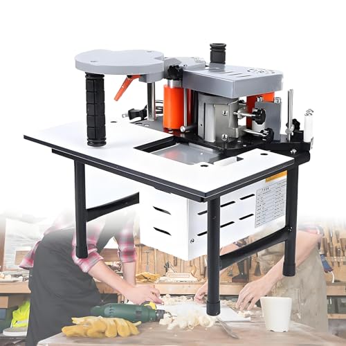 YLANMEI Kantenanleimmaschine, 2–6 m/min, tragbare Kantenanleimmaschine für die Holzbearbeitung, doppelseitiges Kleben von Holz und PVC, 45 mm Breite für gerade und bogenförmige Kanten,White YLANMEI Kantenanleimmaschine, 2–6 m/min, tragbare Kantenanleimmaschine für die Holzbearbeitung, doppelseitiges Kleben von Holz und PVC, 45 mm Breite für gerade und bogenförmige Kanten,White von YLANMEI