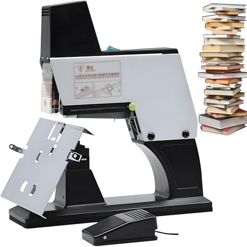YLANMEI Schneller elektrischer Handhefter, Bürohefter, Buchhefter, Buchhefter mit Pedal, Hochleistungs-Elektrohefter, Broschürenhefter,Single YLANMEI Schneller elektrischer Handhefter, Bürohefter, Buchhefter, Buchhefter mit Pedal, Hochleistungs-Elektrohefter, Broschürenhefter,Single von YLANMEI