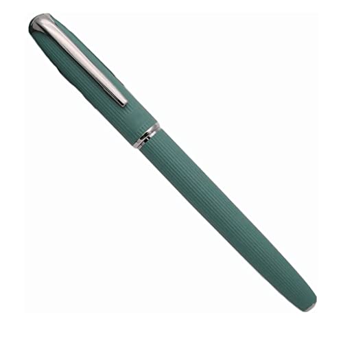 Füllfederhalter, Füllfederhalter, extrafeine Feder, Federhalter, klassische Kollektion, Geschenketui, glatt schreibende Stifte, perfekt für Männer und Frauen, tragbarer Kalligrafiestift (grün mit Box von YLGTYUIK