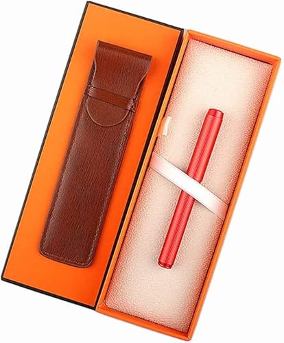 Füllfederhalter, Metallstifte-Set mit Stifte-Geschenketui, bester Füllfederhalter, schicker Kugelschreiber und luxuriöser Schreibstift, Kalligrafiestift für Männer und Frauen, tragbar (AF 0,5 mm) von YLGTYUIK