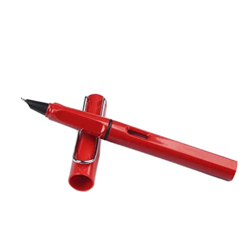 Füllfederhalter, hochwertiger Kunststoff-Füllfederhalter, Edelstahl, feine Feder, atemberaubende Luxus-Stifte, Geschenk für Männer und Frauen, glatt schreibender Stift, Lackstift, tragbar (B) von YLGTYUIK