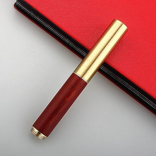 Füllfederhalter, luxuriöser Füllfederhalter zum Schreiben, nachfüllbarer Lackstift aus Metall, bestes Stiftgeschenk für Männer und Frauen, professioneller Kalligraphiestift, tragbar (ein silberner ge Füllfederhalter, luxuriöser Füllfederhalter zum Schreiben, nachfüllbarer Lackstift aus Metall, bestes Stiftgeschenk für Männer und Frauen, professioneller Kalligraphiestift, tragbar (ein silberner ge von YLGTYUIK