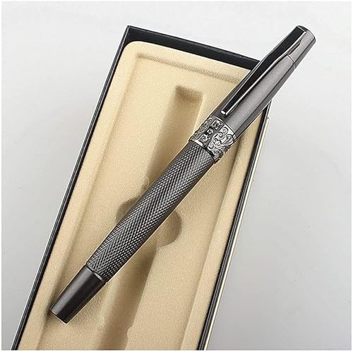 Füllfederhalter, luxuriöses Füllfederhalter-Set, Füllfederhalter zum Schreiben, sanfter Kalligraphiestift, eleganter Schreibstift mit Geschenkbox für Männer und Frauen, tragbar (mittel, 0,6 – 0,7 mm) von YLGTYUIK