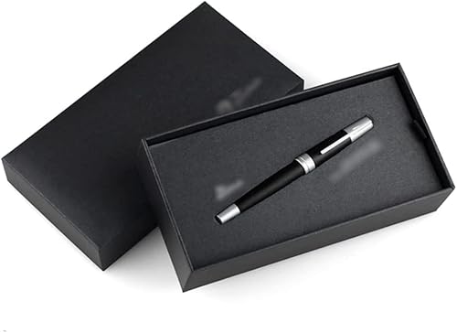 YLGTYUIK Füllfederhalter, Füllfederhalter-Set aus Metall, extrafeine Feder, klassischer Kalligraphiestift, Glatte Luxus-Schreibstifte, Geschenketui, perfekt für Männer und Frauen, tragbar (C) von YLGTYUIK