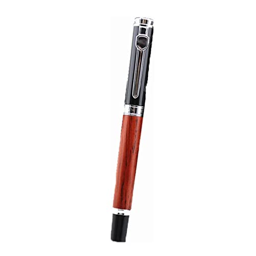 YLGTYUIK Füllfederhalter, Füllfederhalter für Damen und Herren, luxuriöse Bambusholzstifte mit Geschenketui, 0,5 mm feine Feder, Kalligrafiestift, Glatte Schreibstifte, tragbar (B) von YLGTYUIK