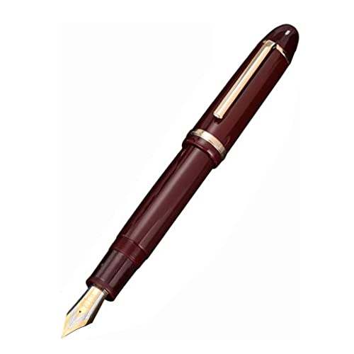 YLGTYUIK Füllfederhalter, Füllfederhalter mit ergonomischem Griff, Premium-Metallgehäuse, Kalligrafiestift, Schreibstift, 0,5 mm feine Feder, Federstifte für Männer und Frauen, tragbar (C) von YLGTYUIK