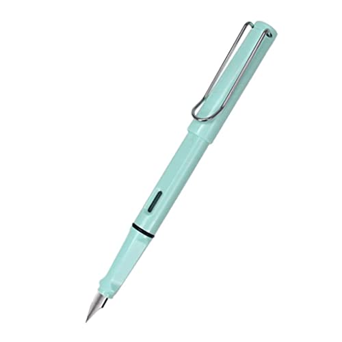 YLGTYUIK Füllfederhalter, Premium-Füller mit ergonomischem Griff, Kalligrafie-Stift, Schreibstift, 0,38 mm extrafeine Feder, Stift, Geschenk für Männer und Frauen, tragbar (A) von YLGTYUIK