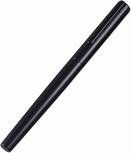 YLGTYUIK Füllfederhalter Füllfederhalter aus Metall, Edelstahl, 0,38 mm Feder, hochwertiger Lackstift, eleganter Kalligraphiestift, Schreibstift für Männer und Frauen, tragbar (mattiertes Schwarz F) YLGTYUIK Füllfederhalter Füllfederhalter aus Metall, Edelstahl, 0,38 mm Feder, hochwertiger Lackstift, eleganter Kalligraphiestift, Schreibstift für Männer und Frauen, tragbar (mattiertes Schwarz F) von YLGTYUIK