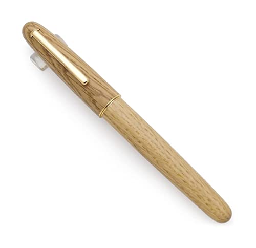 YLGTYUIK Füllfederhalter aus Holz zum Schreiben, handgefertigter Luxusstift, mittlere und feine Federn, Kalligrafiestift, Glatte Schreibstifte für Männer und Frauen, tragbar (A 0,7 mm) von YLGTYUIK