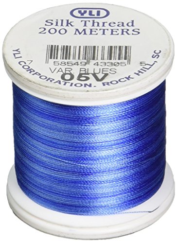 YLI Corporation 200 m Seide Bunte Gewinde Bunte, Blues YLI Corporation 200 m Seide Bunte Gewinde Bunte, Blues von YLI Corporation
